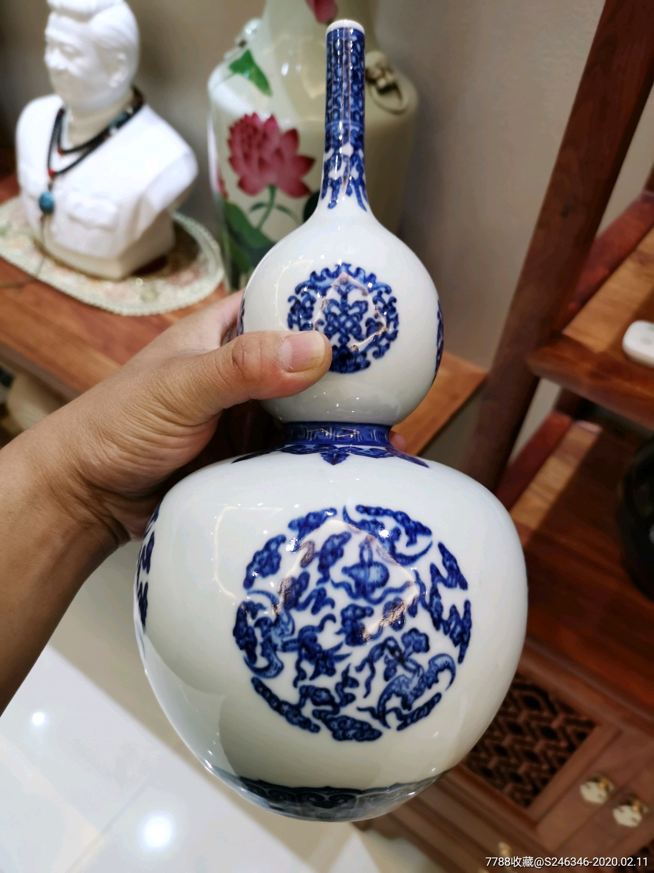 70—80年代景德镇青花葫芦瓶