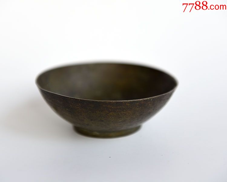 清代老铜碗纯铜老碗古董碗供碗净水碗铜杂件铜器杂项