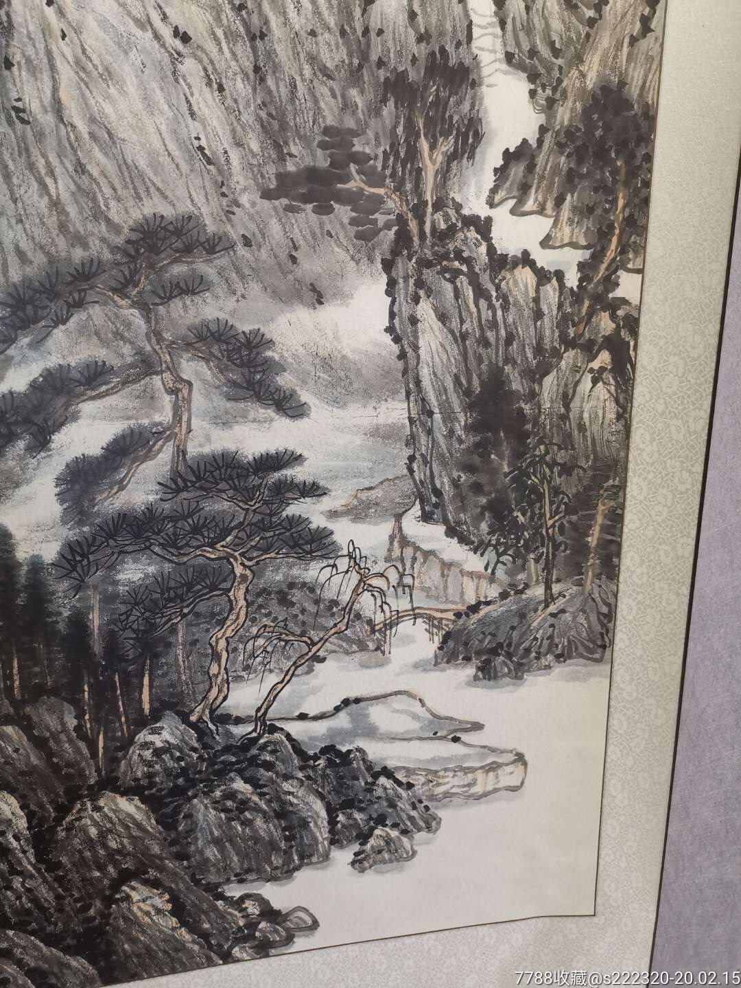 北京著名山水画家王林作品.