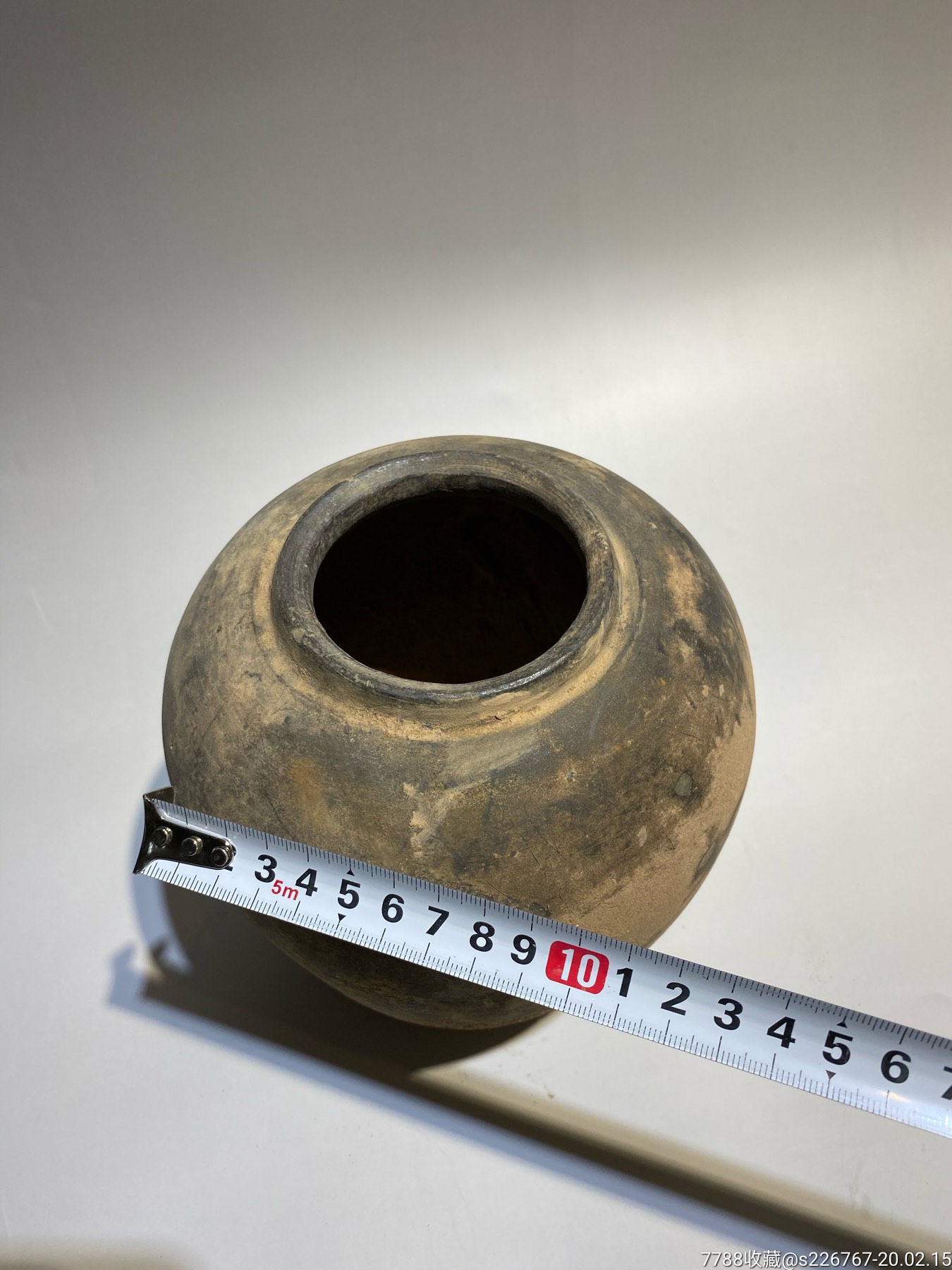 古玩陶器古董汉代陶罐