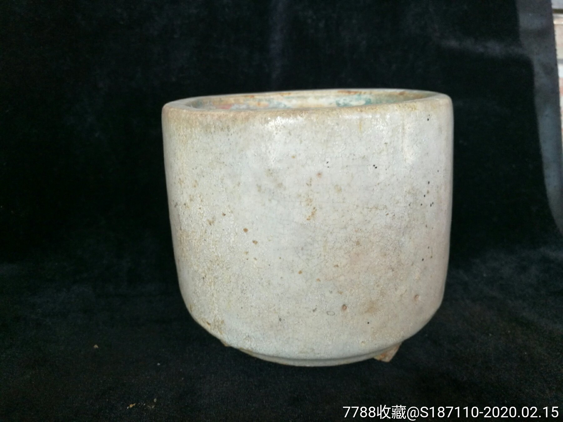 清代漳州窑筒式香炉