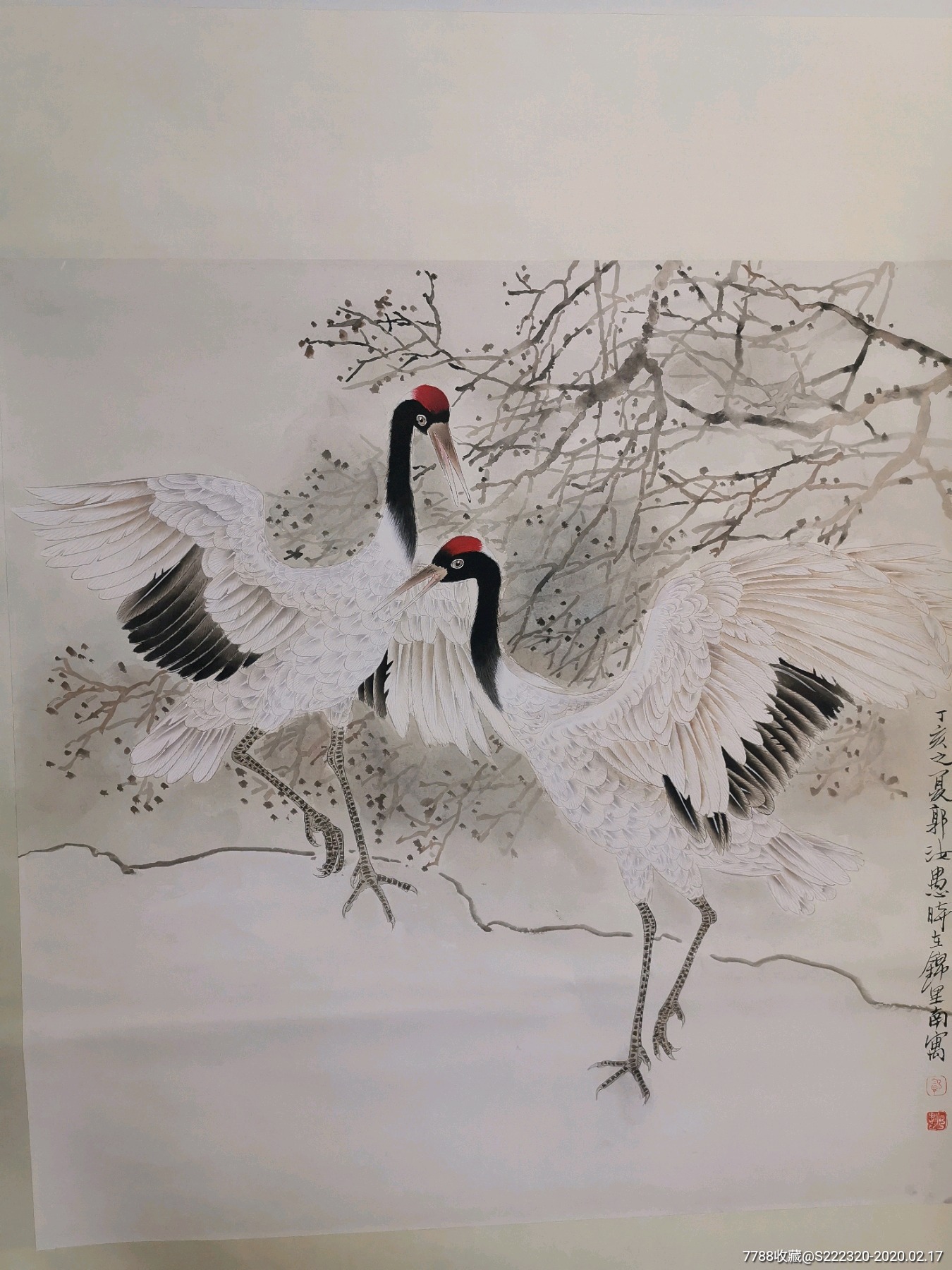 四川名家郭汝愚工笔花鸟._花鸟国画原作_第2张_7788字画网