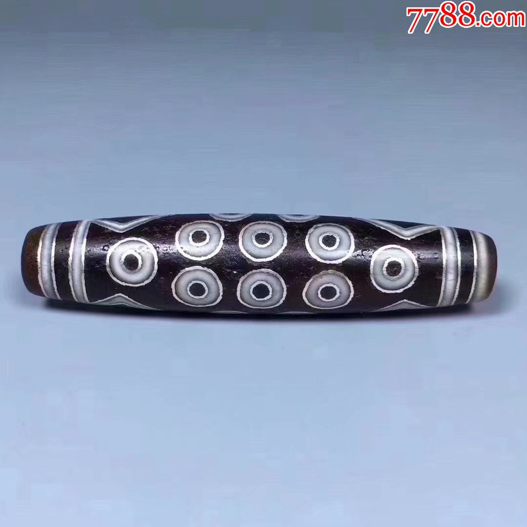唐代回流8204;老天珠错银二十眼天珠挂8203;件