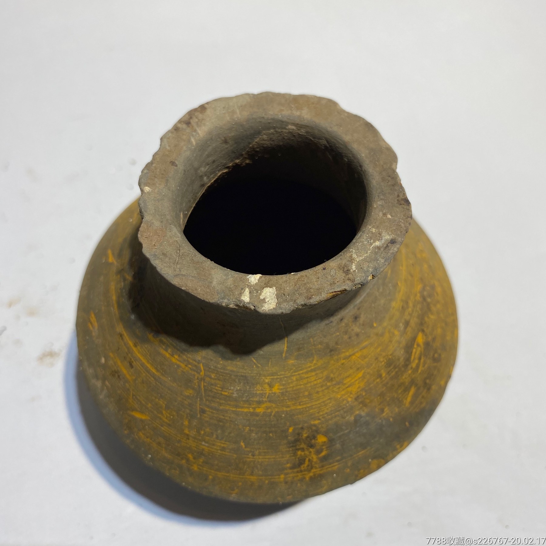 古玩陶器古董汉代小陶罐