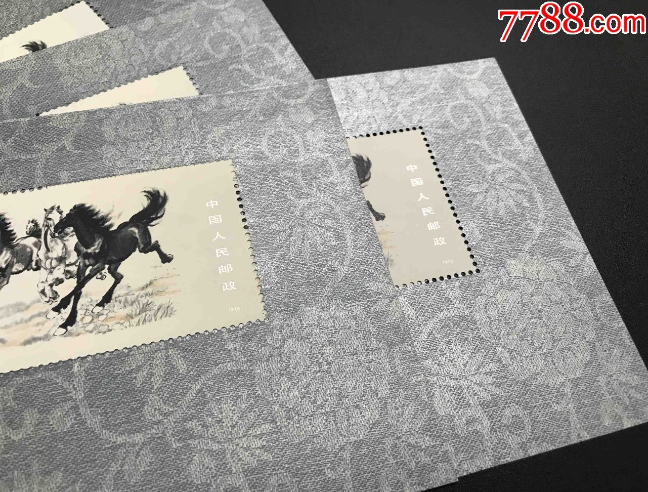 t28m奔马小型张,银粉闪亮,原胶全品.每枚2500元,可供多枚.