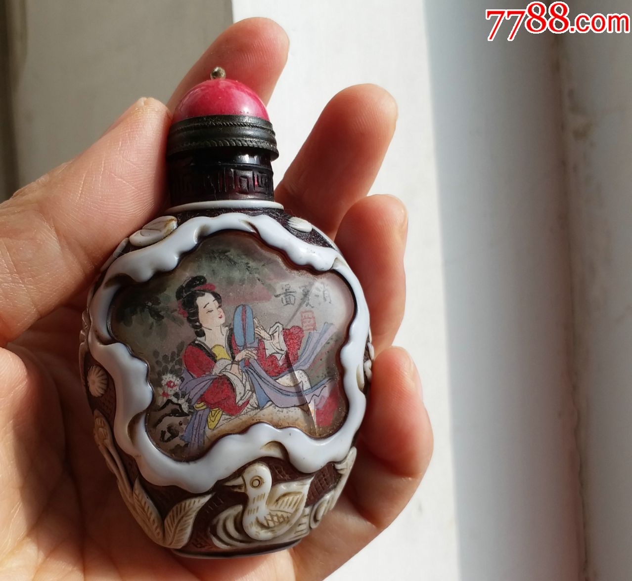 老琉璃鼻烟壶