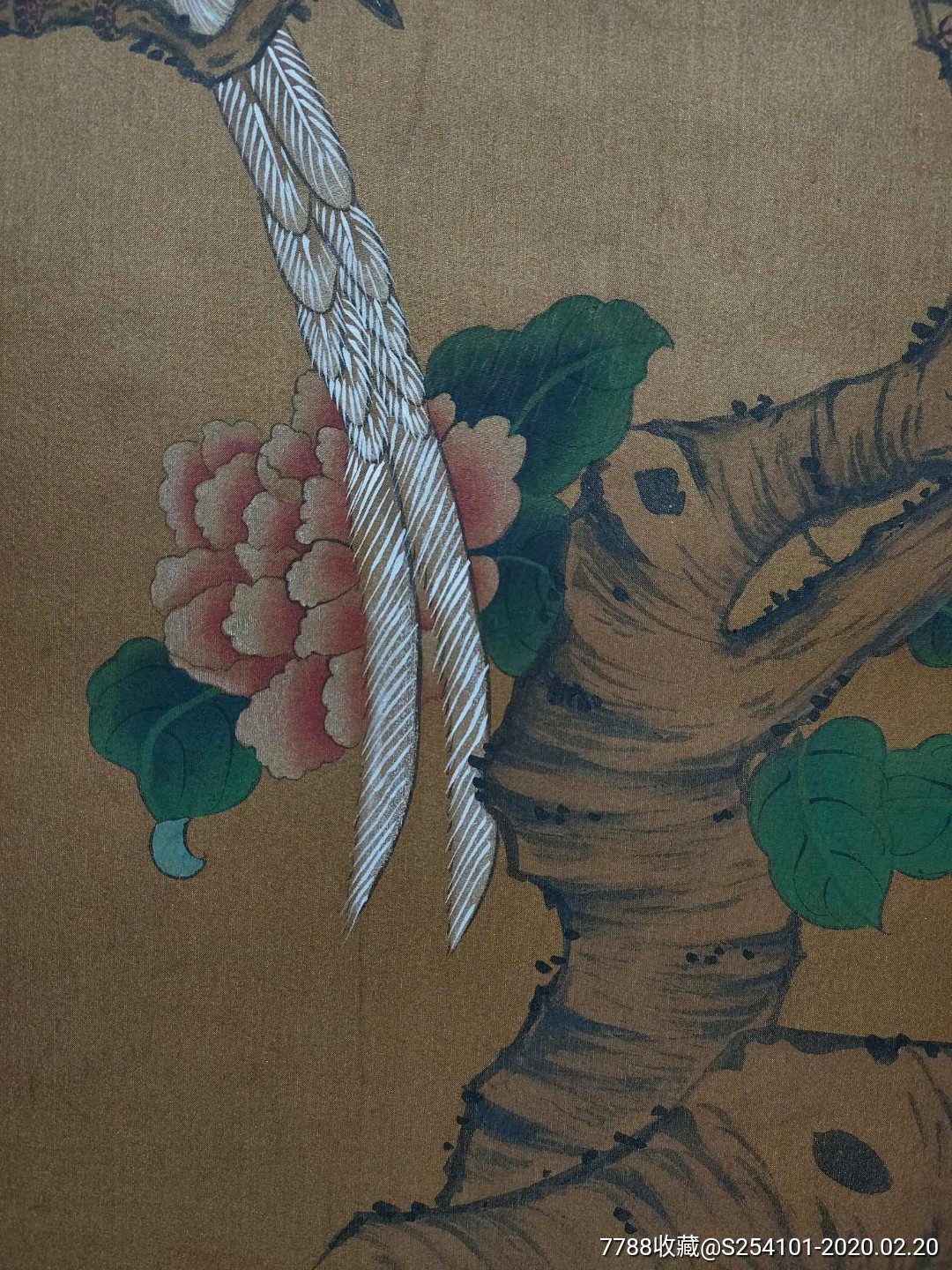 赵佶宋徽宗绢本手绘画一幅