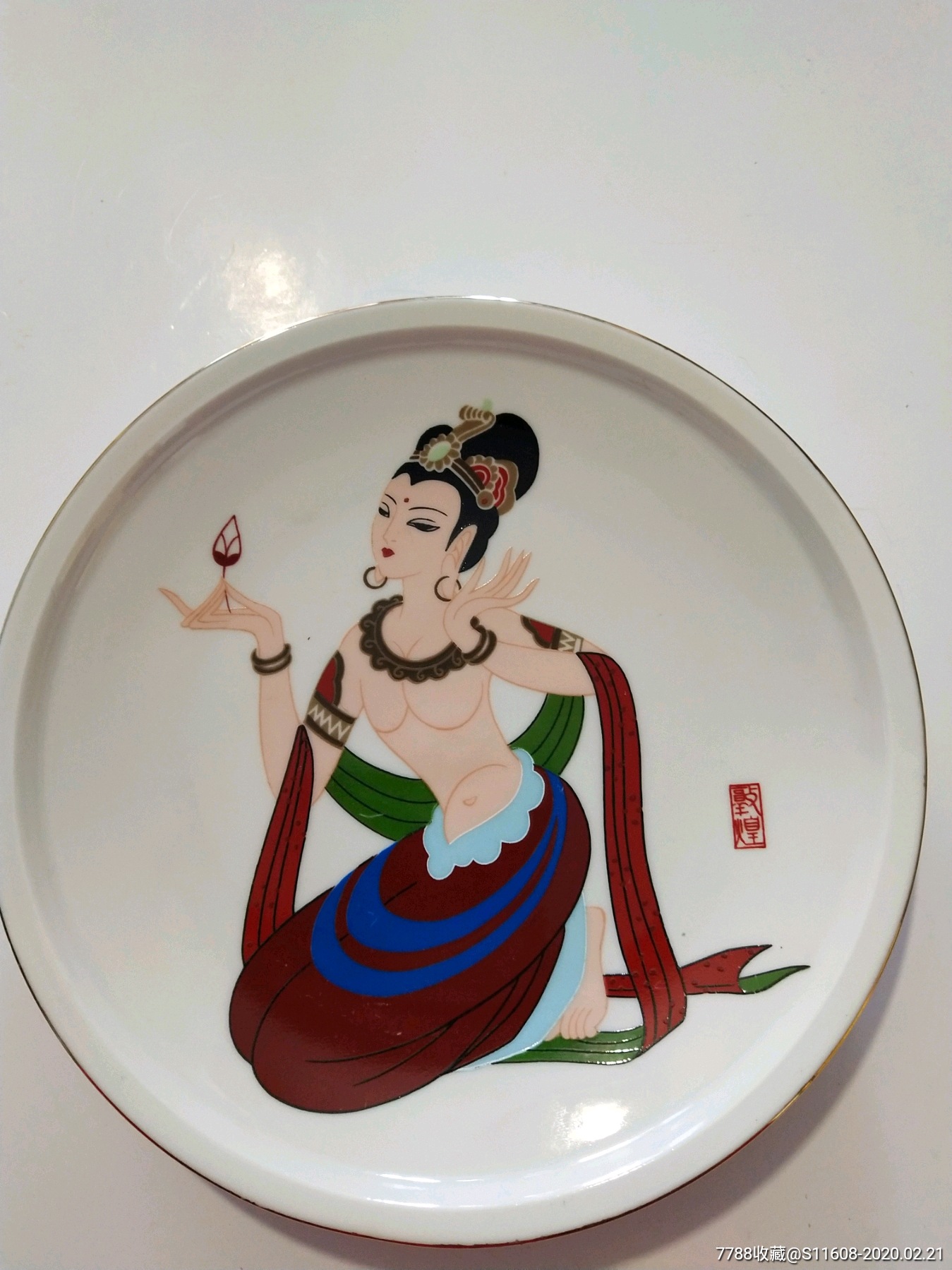 敦煌壁画仕女图
