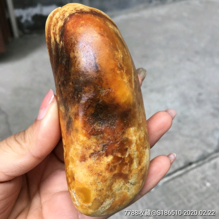 天然新疆和田玉黄沁石包玉籽料原石玉器把件可雕刻可把玩