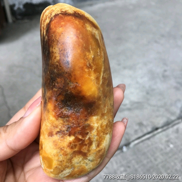 天然新疆和田玉黄沁石包玉籽料原石玉器把件可雕刻可把玩
