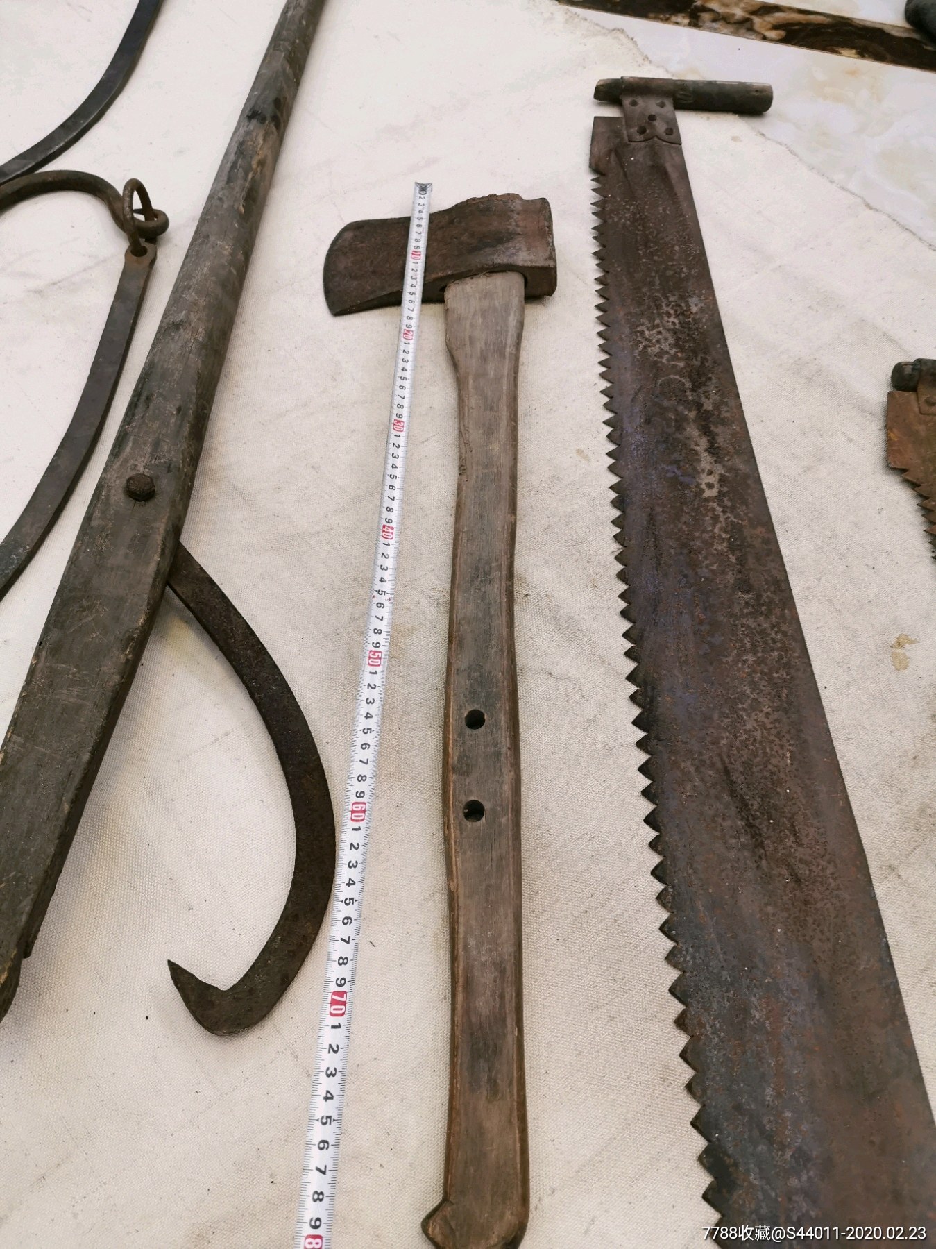 怀旧_东北伐木工具,采伐工具老民俗老物件