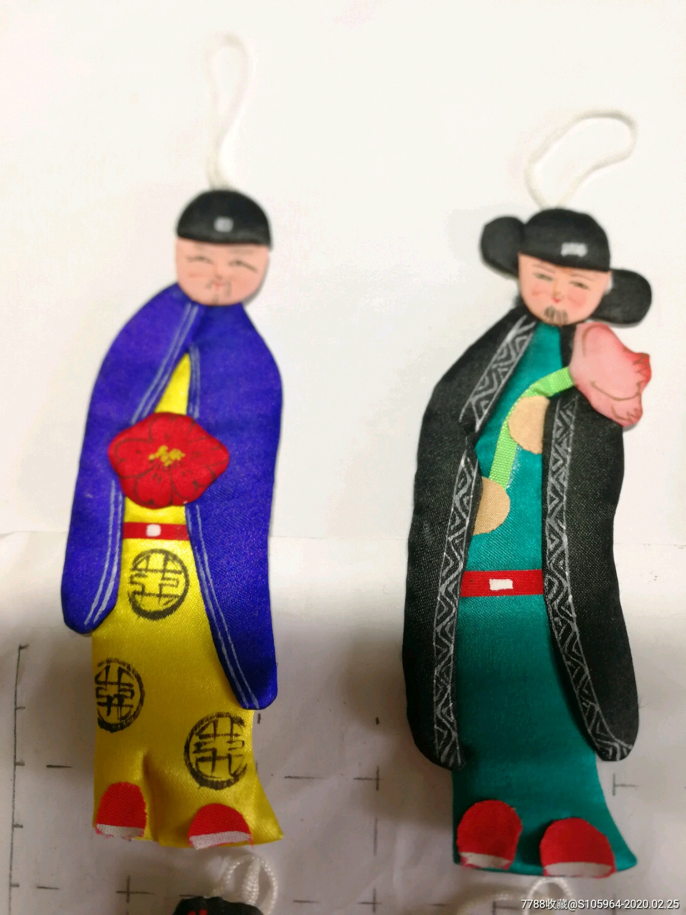 布艺玩偶人一组6个(2)