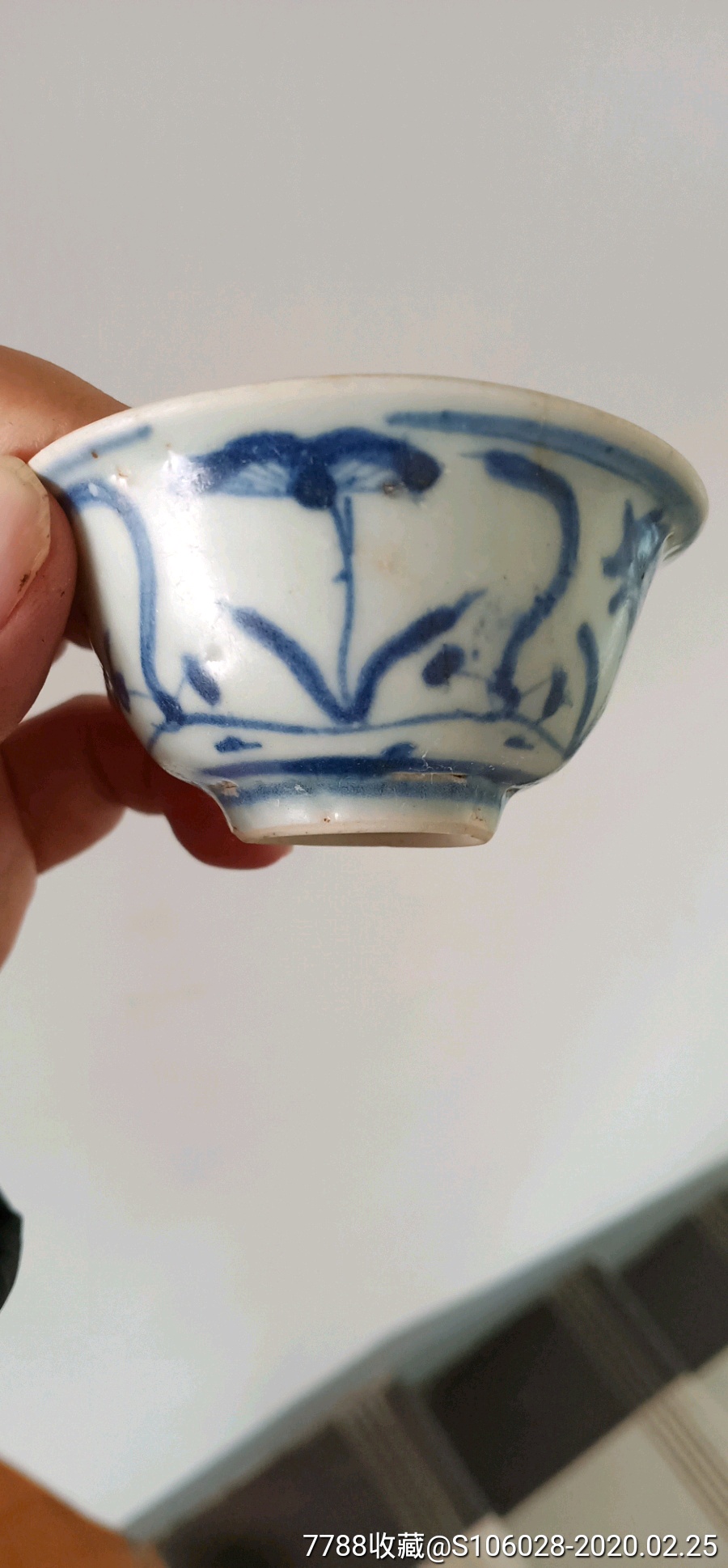 明代青花酒杯