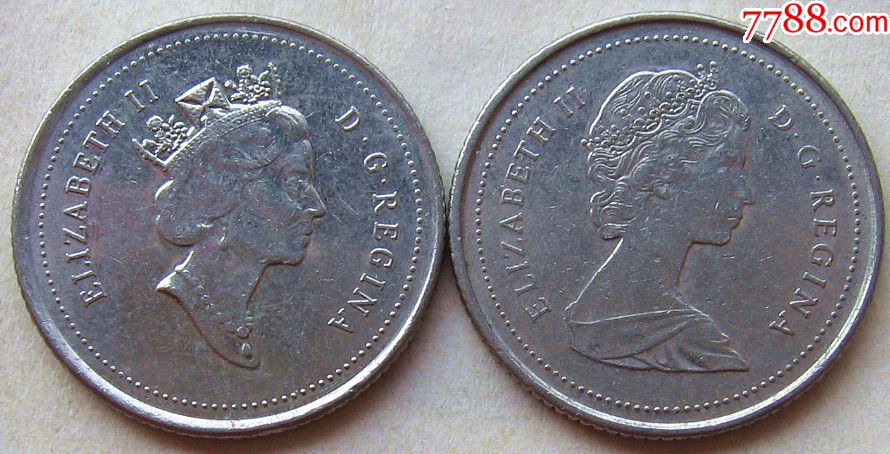 加拿大硬币10分二种