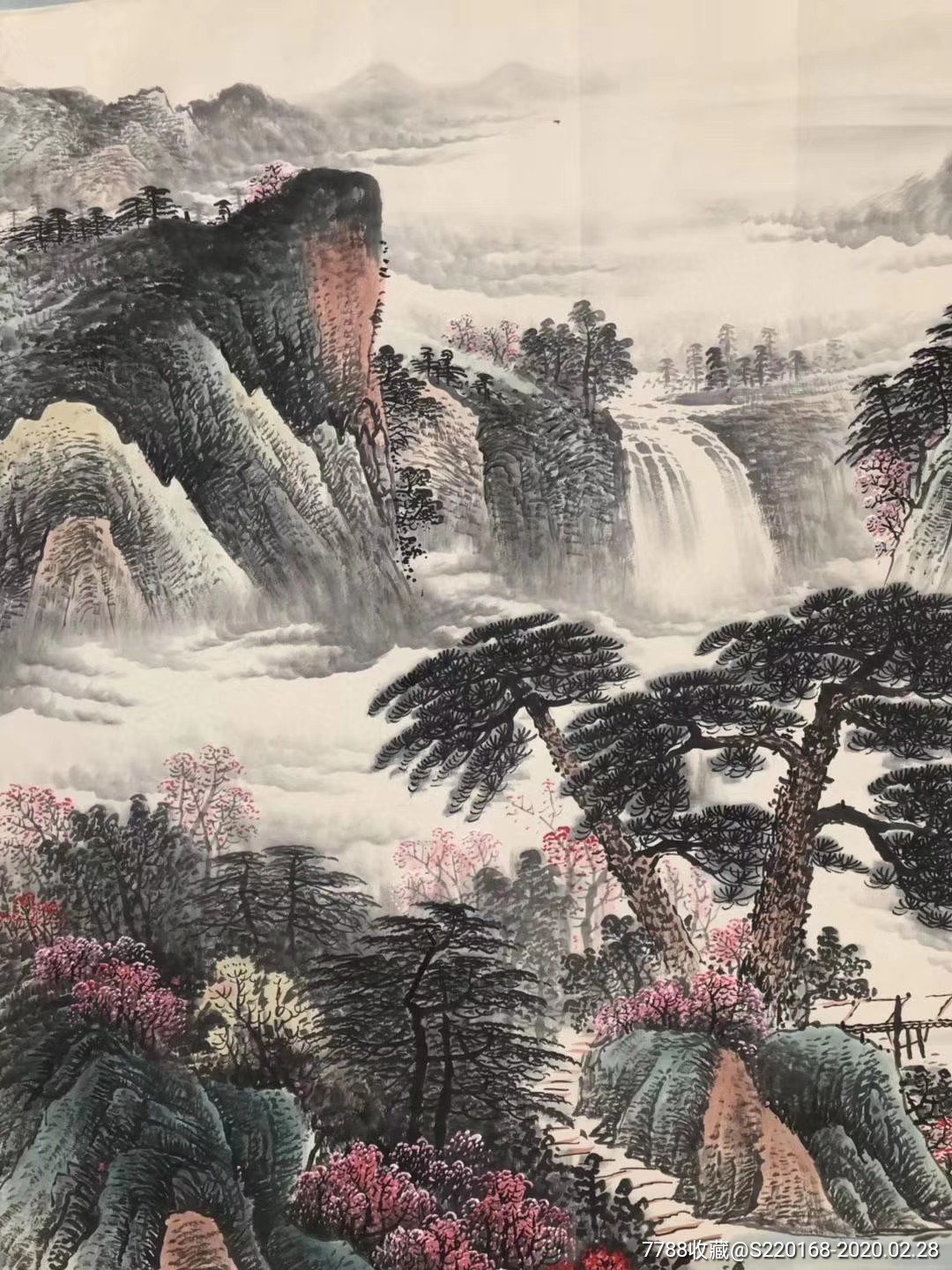 宋文治写意山水横幅,-山水国画原作-7788收藏__收藏