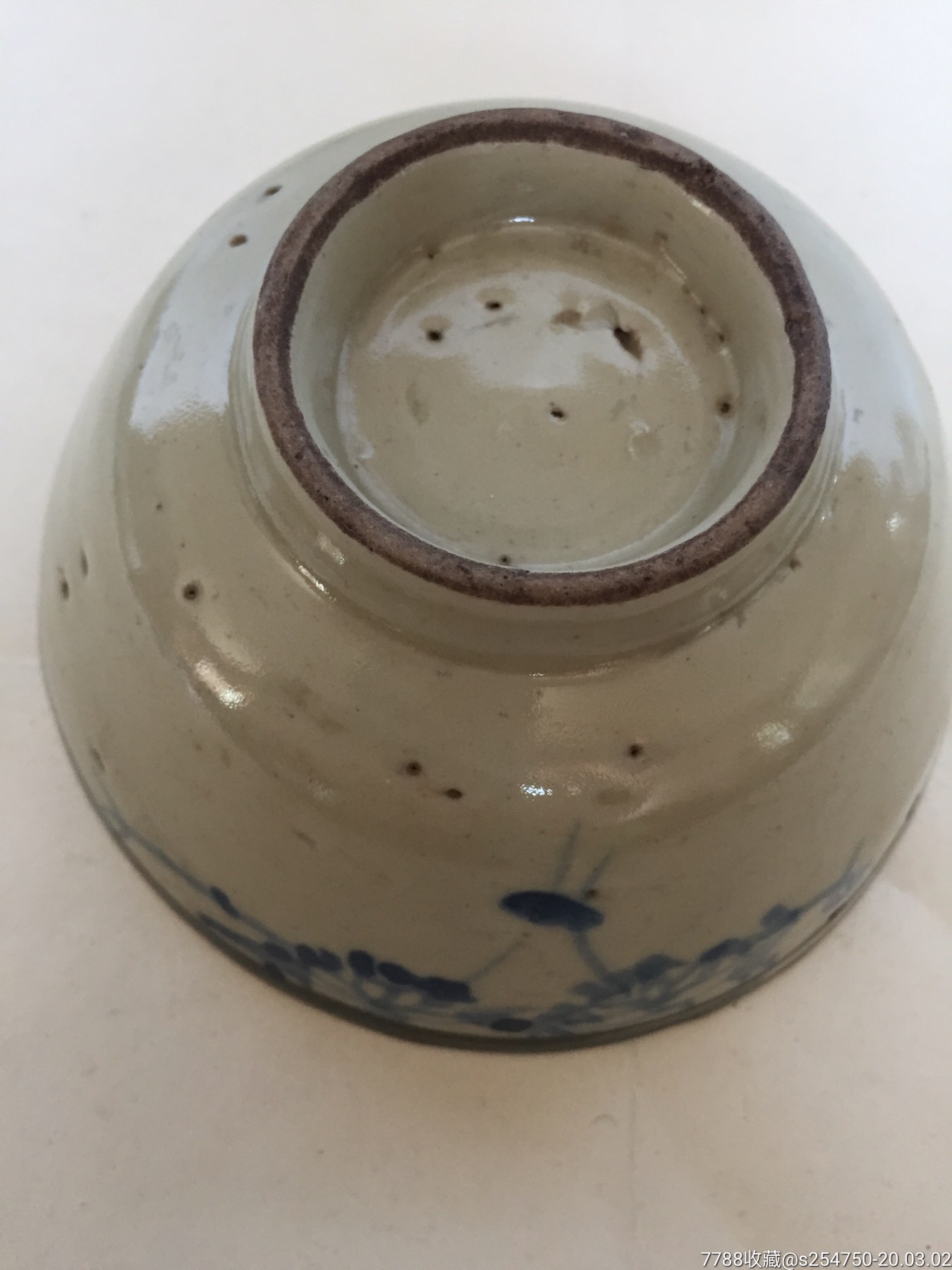 民国时期民窑手绘小碗