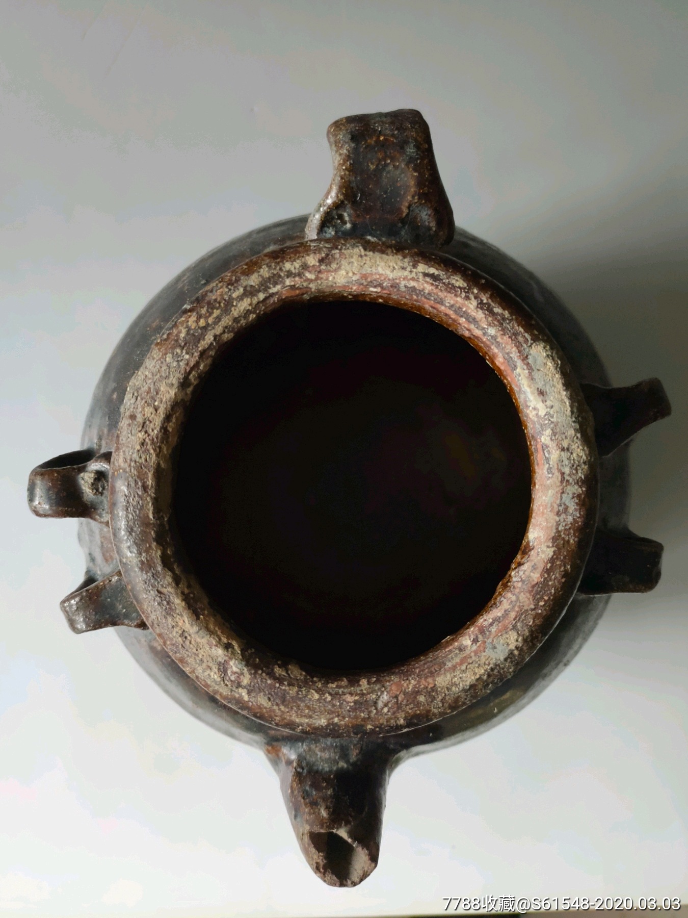 唐代四系半釉执壶老窑茶壶