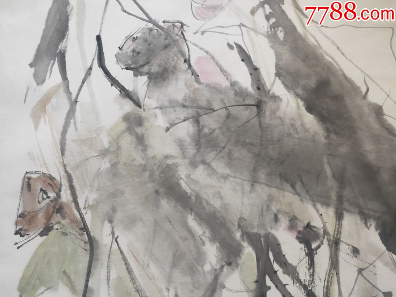 王浩画家绘画一幅尺寸6868