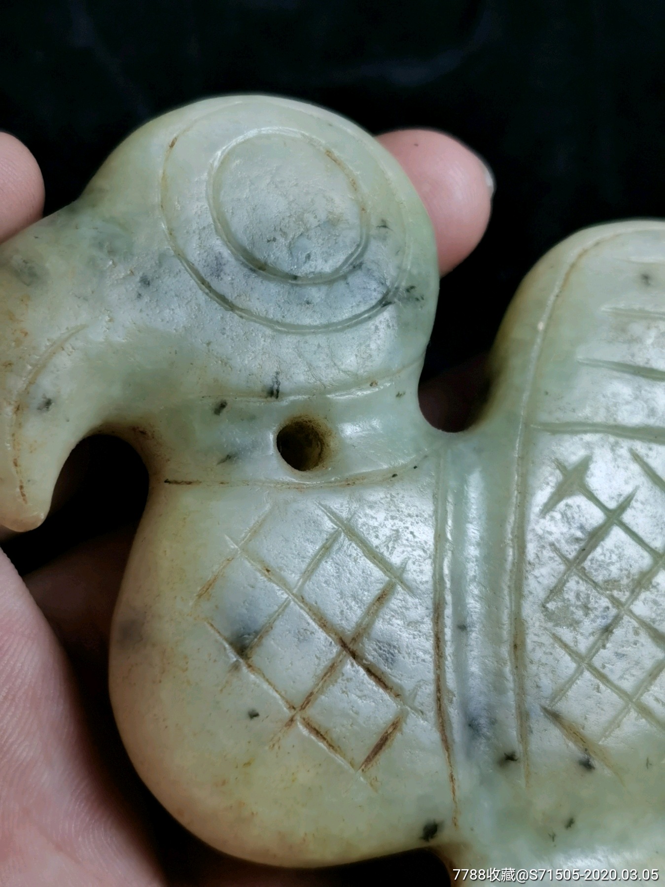 以前收的老玉鸟,,,高古玉器红山玉器红山文化