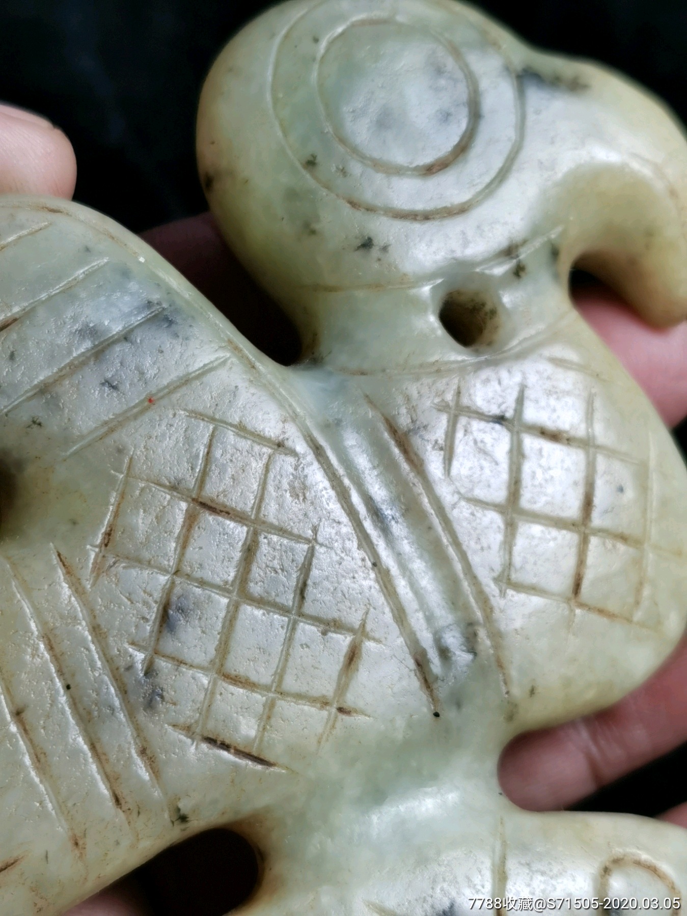 以前收的老玉鸟,,,高古玉器红山玉器红山文化