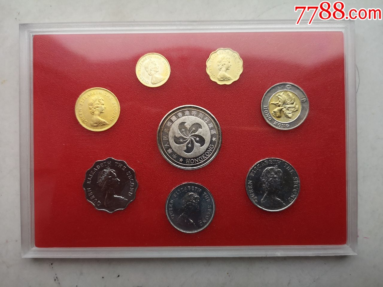 迎接香港回归纪念章及香港硬币