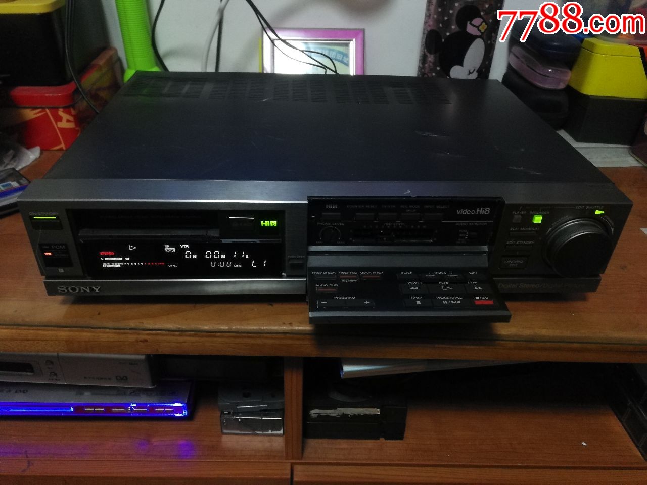 索尼videohi8磁带录像机