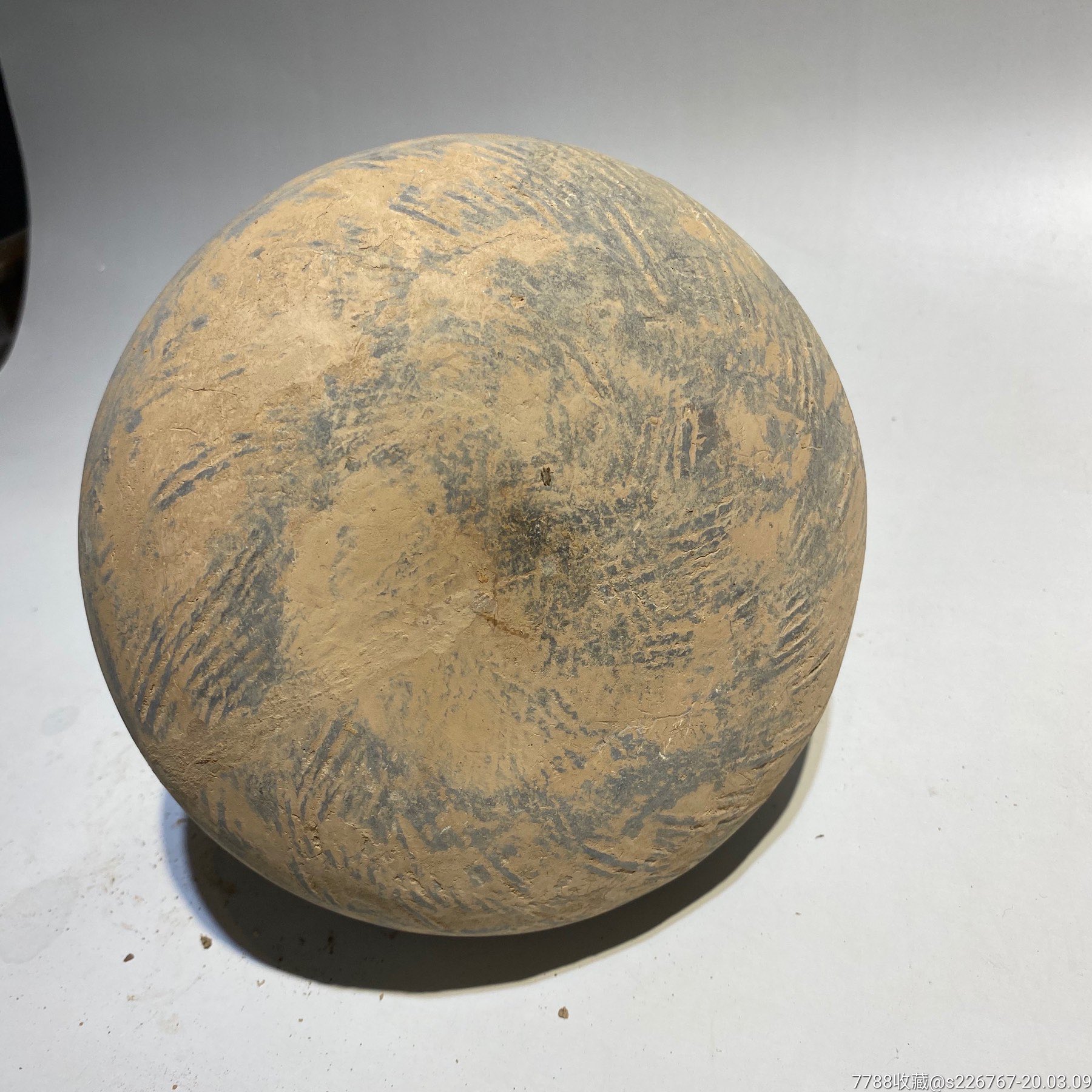 高古陶瓷古玩陶器古董汉代布包