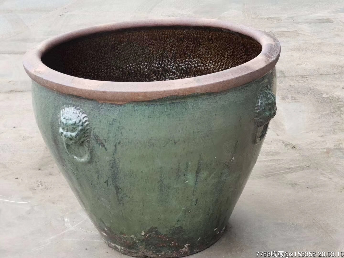 民国时期虎头缸一个