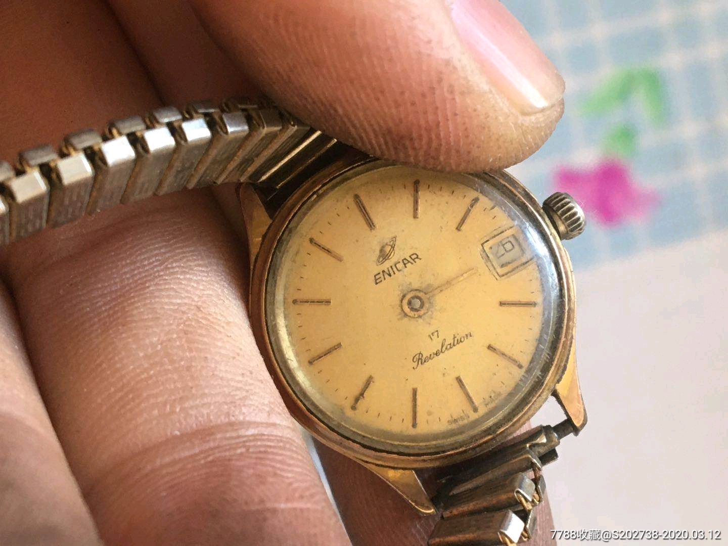 瑞士英纳格手表机械表老表古董表