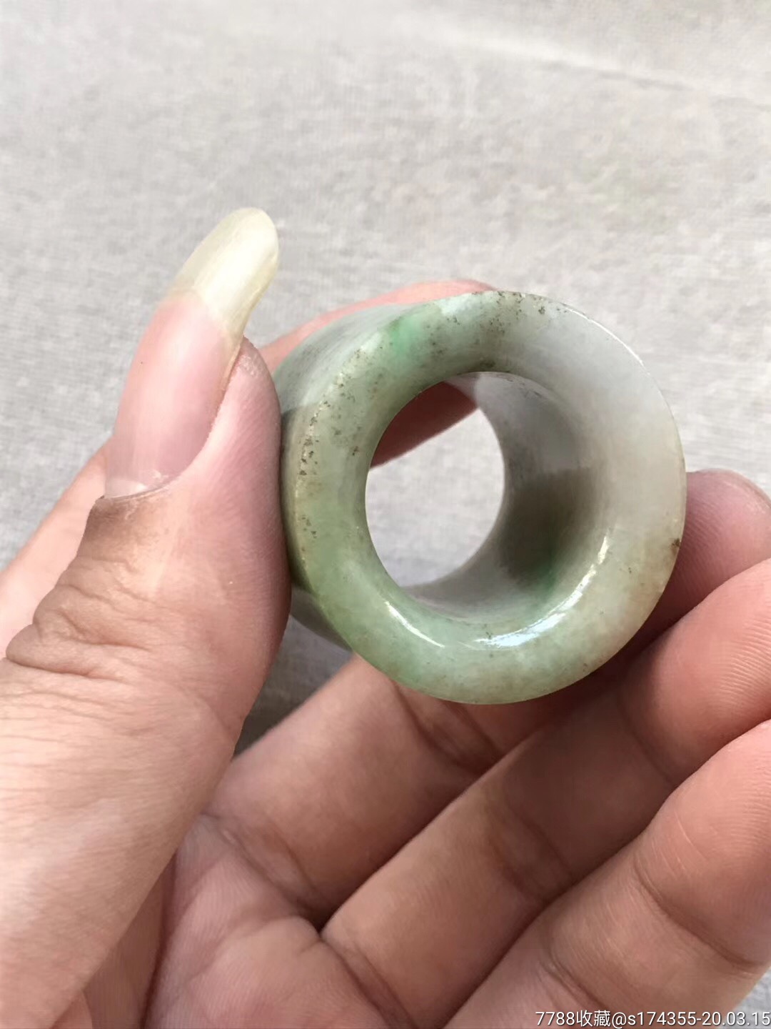 清代老翡翠扳指