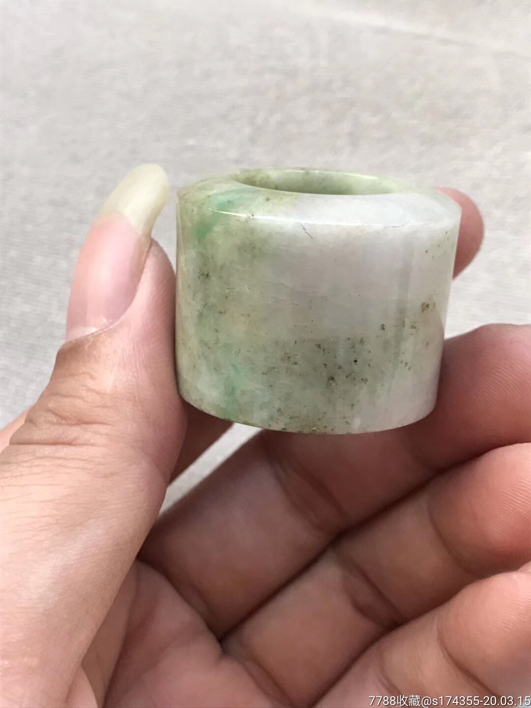 清代老翡翠扳指