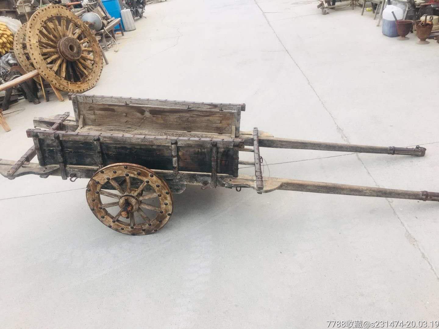 民国时期老木车