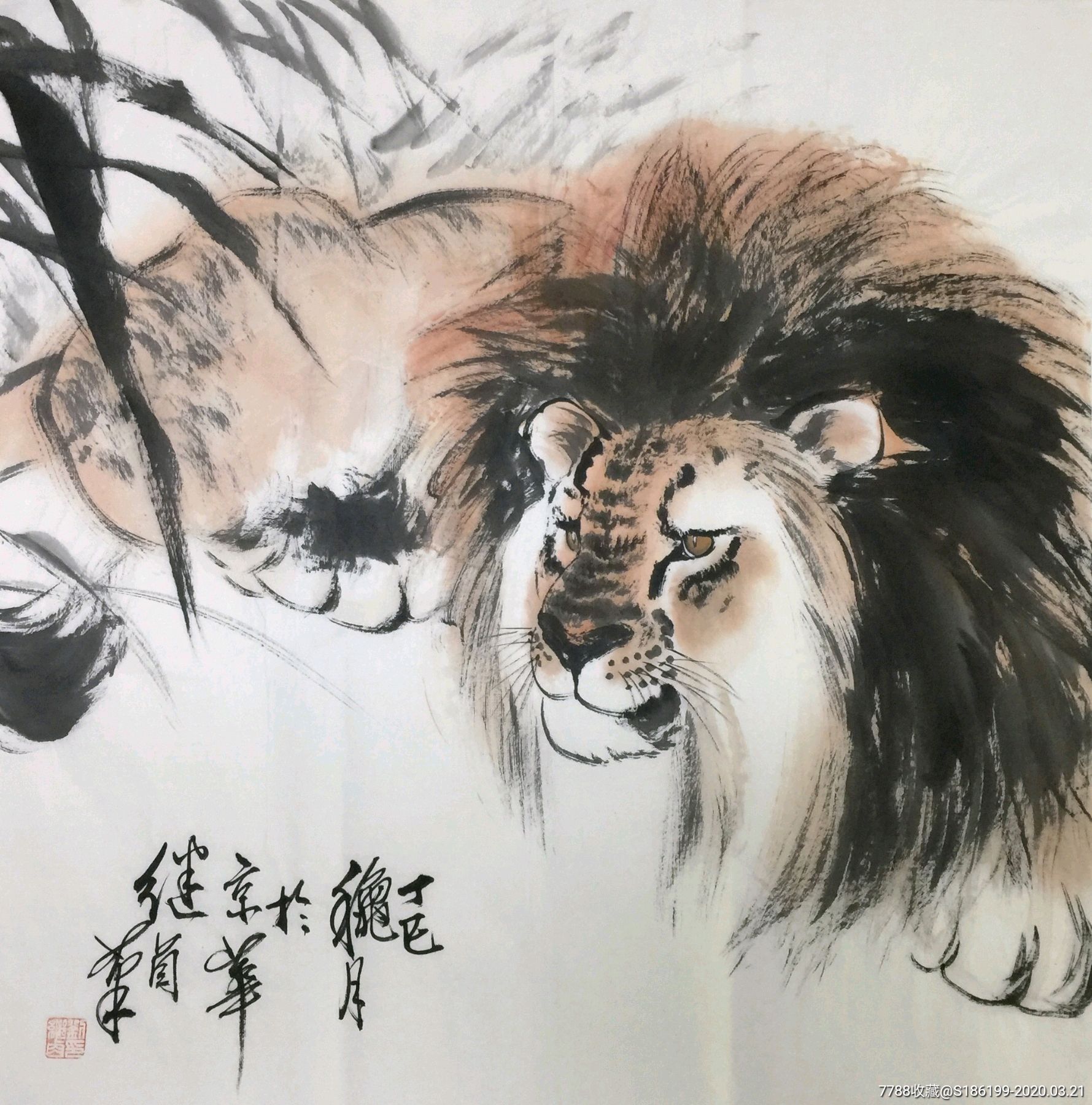 【刘继卣】北京花鸟研究会副会长,手绘四尺斗方作品1-花鸟国画原作