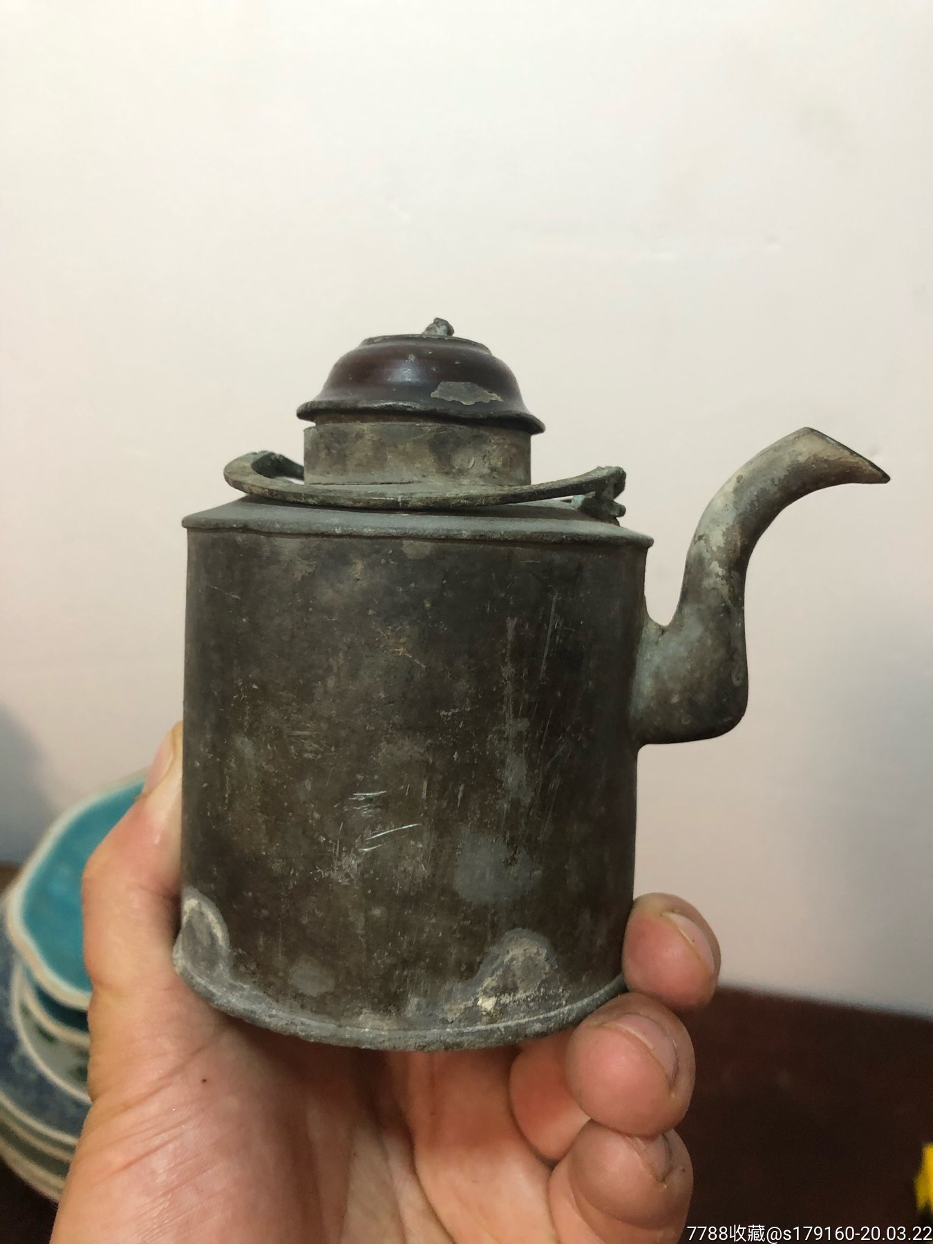 清代小锡壶,酒壶