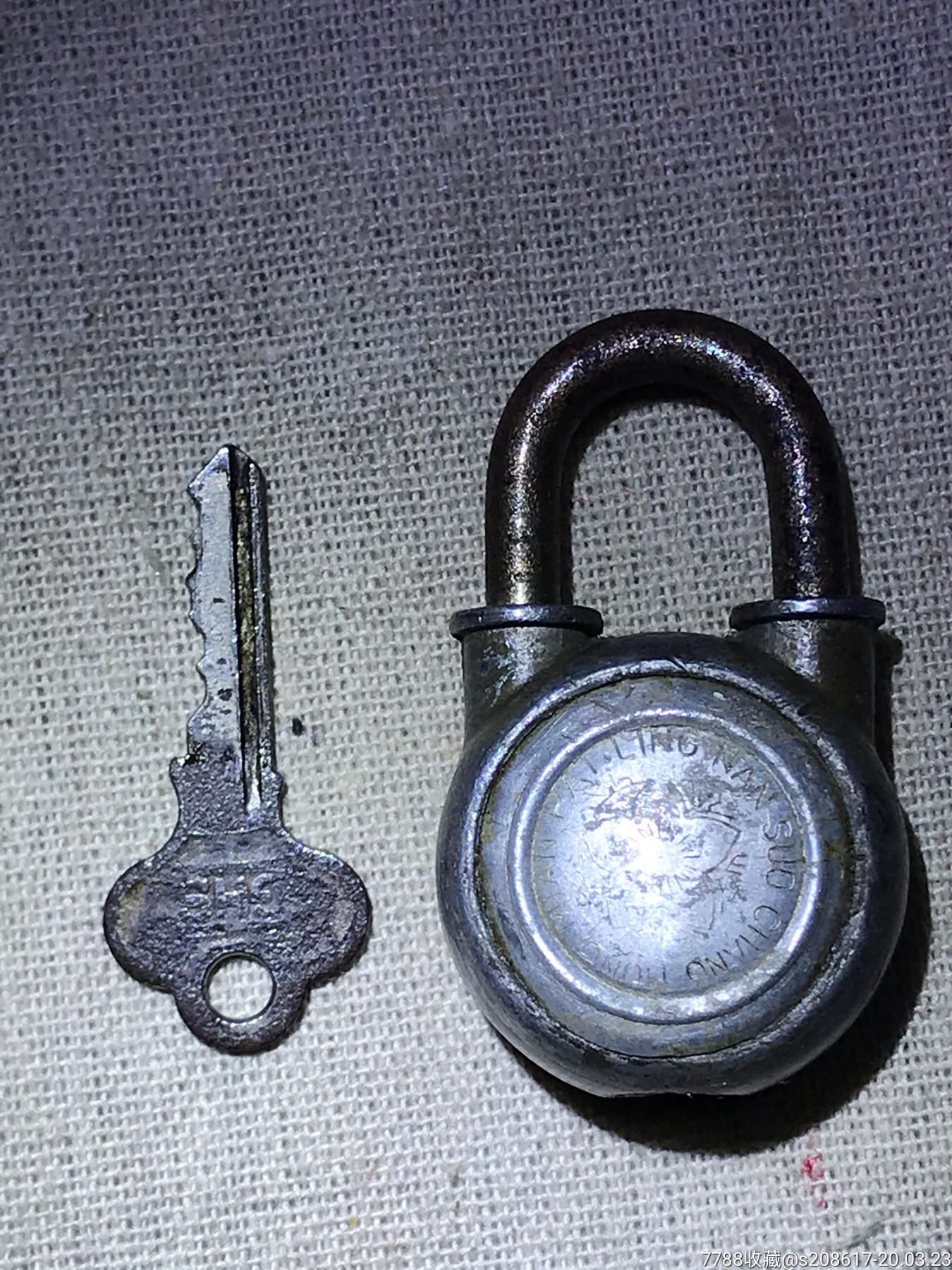 老锡锁50-60年代老锡锁锡锁