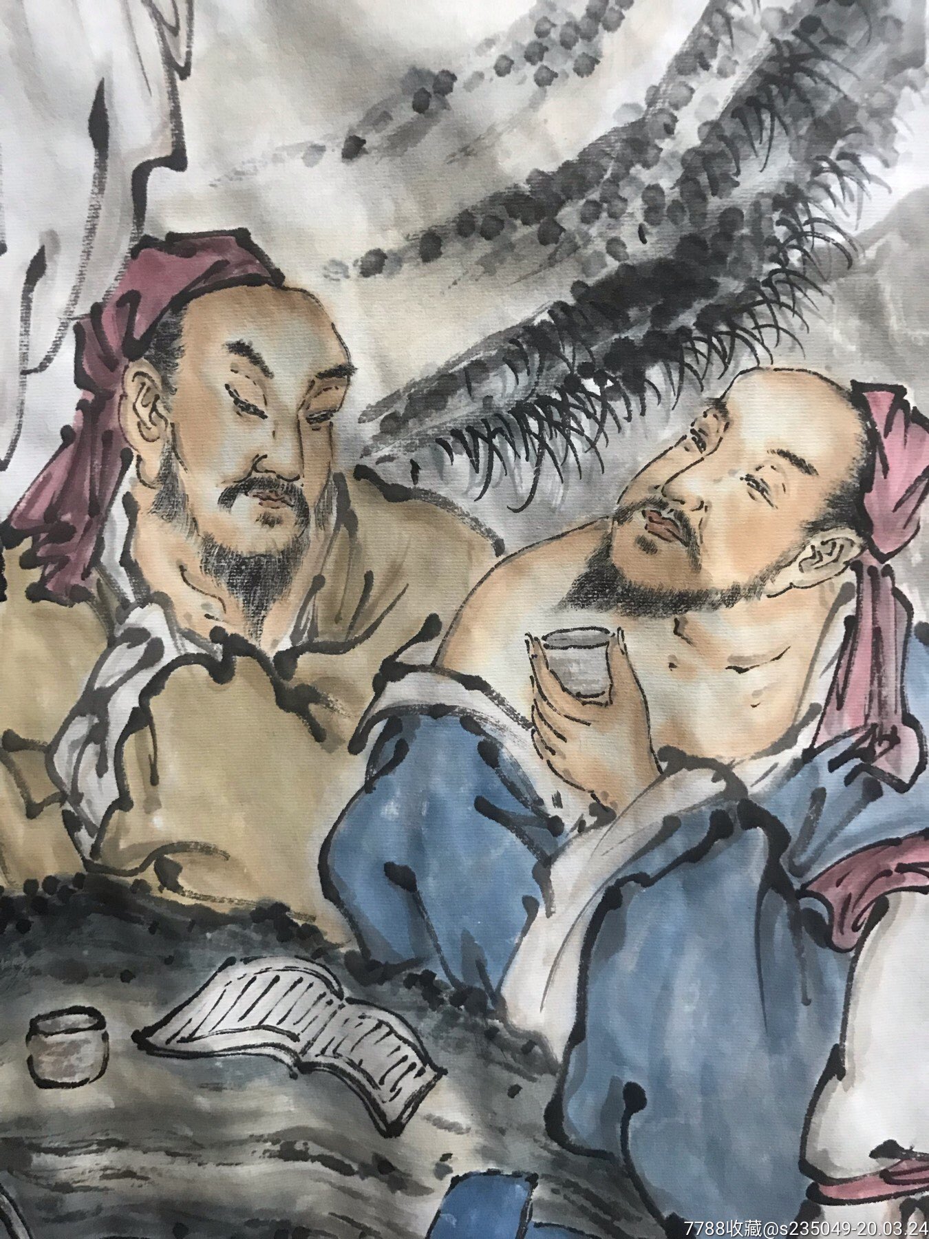 国画人物画(酒仙)