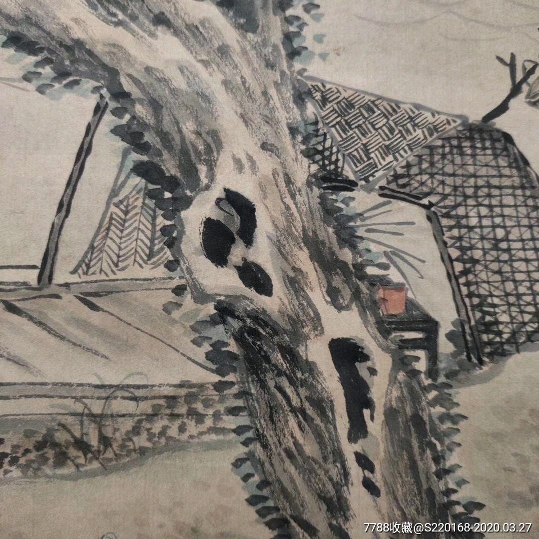 清代画家王素精品纸本人物画
