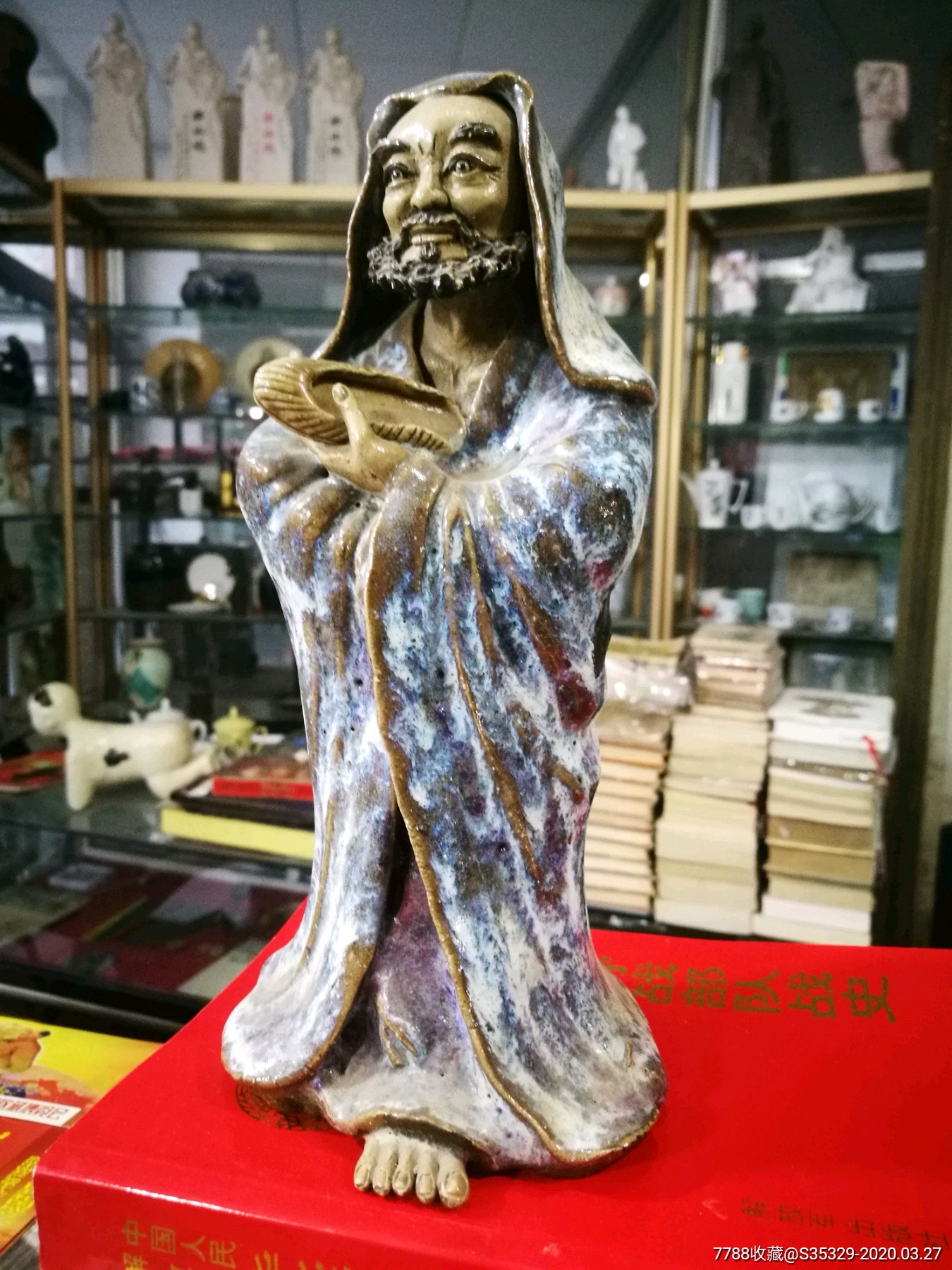 清代广东石湾陶瓷大师作品