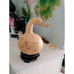 葫芦烙画牛128046;_结识爱钱者