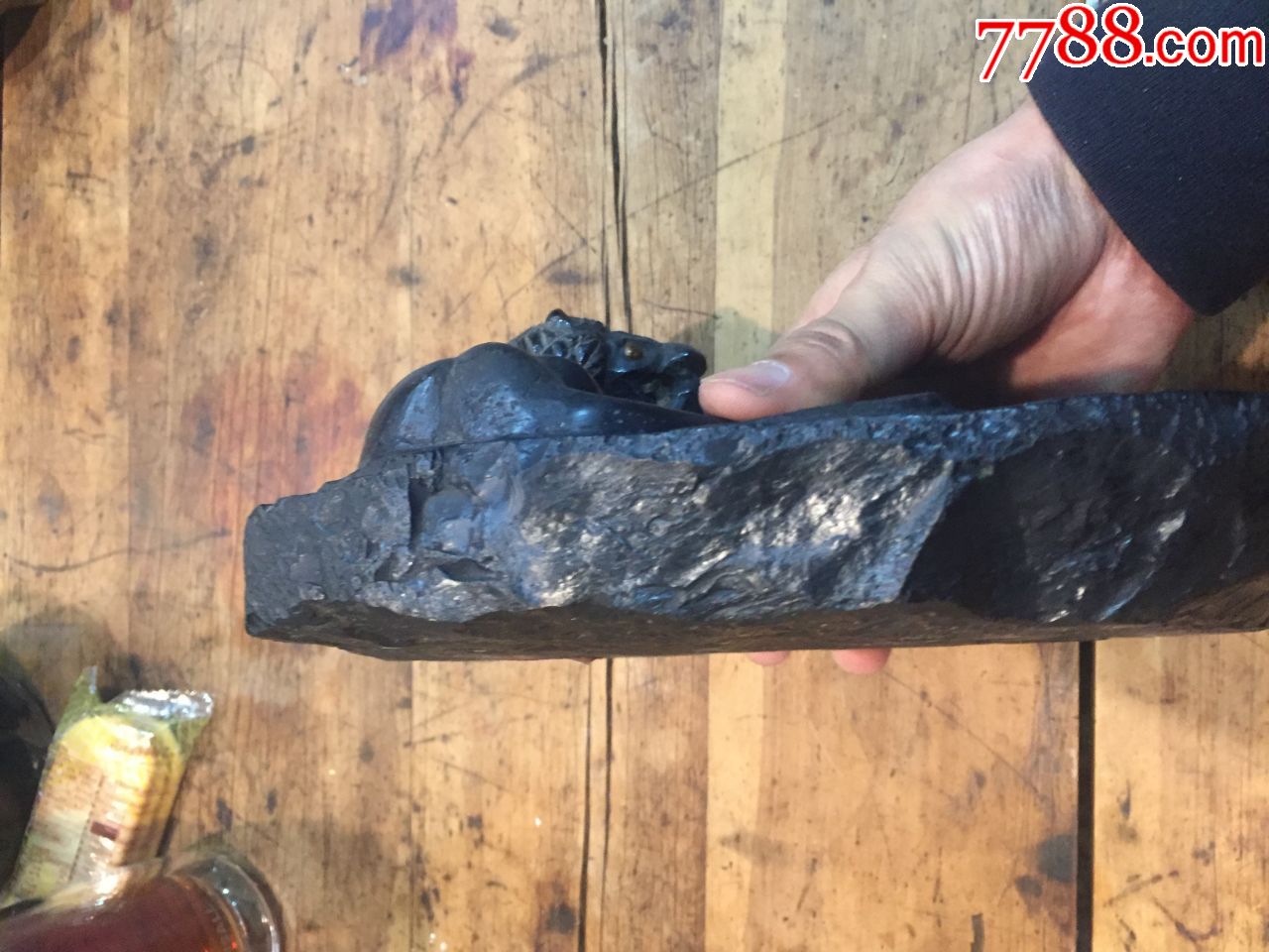 民国煤精石砚_价格800.