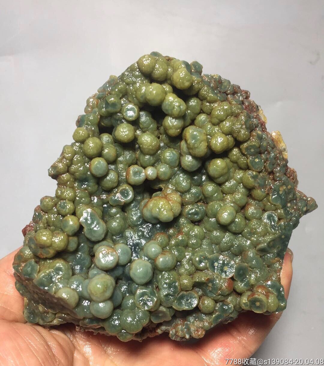 阿拉善葡萄玛瑙原石摆件,包真