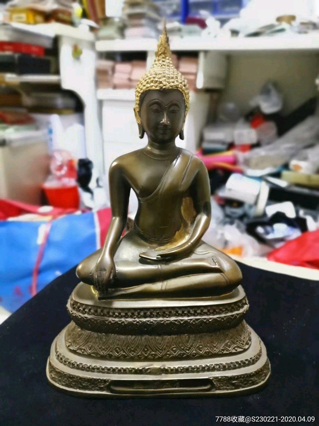 泰国鎏金铜佛像