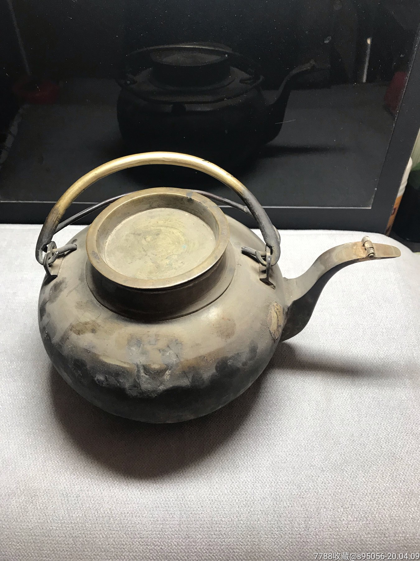清代铜茶壶