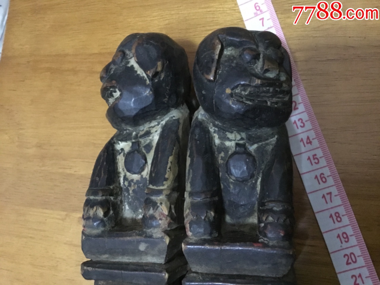 元代狮子一对