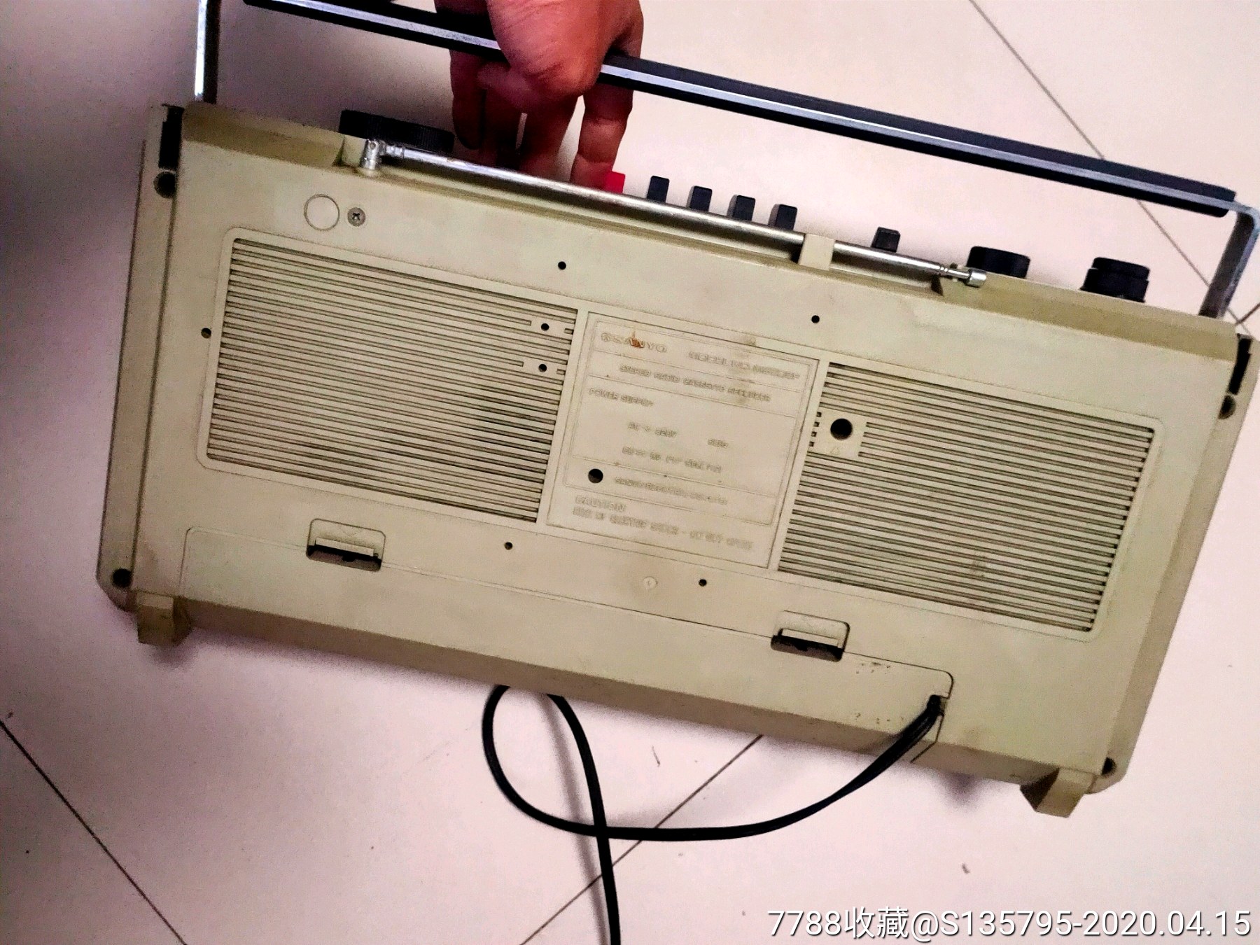 三洋9805收录机卡带机原装日本进口晶体管收录机