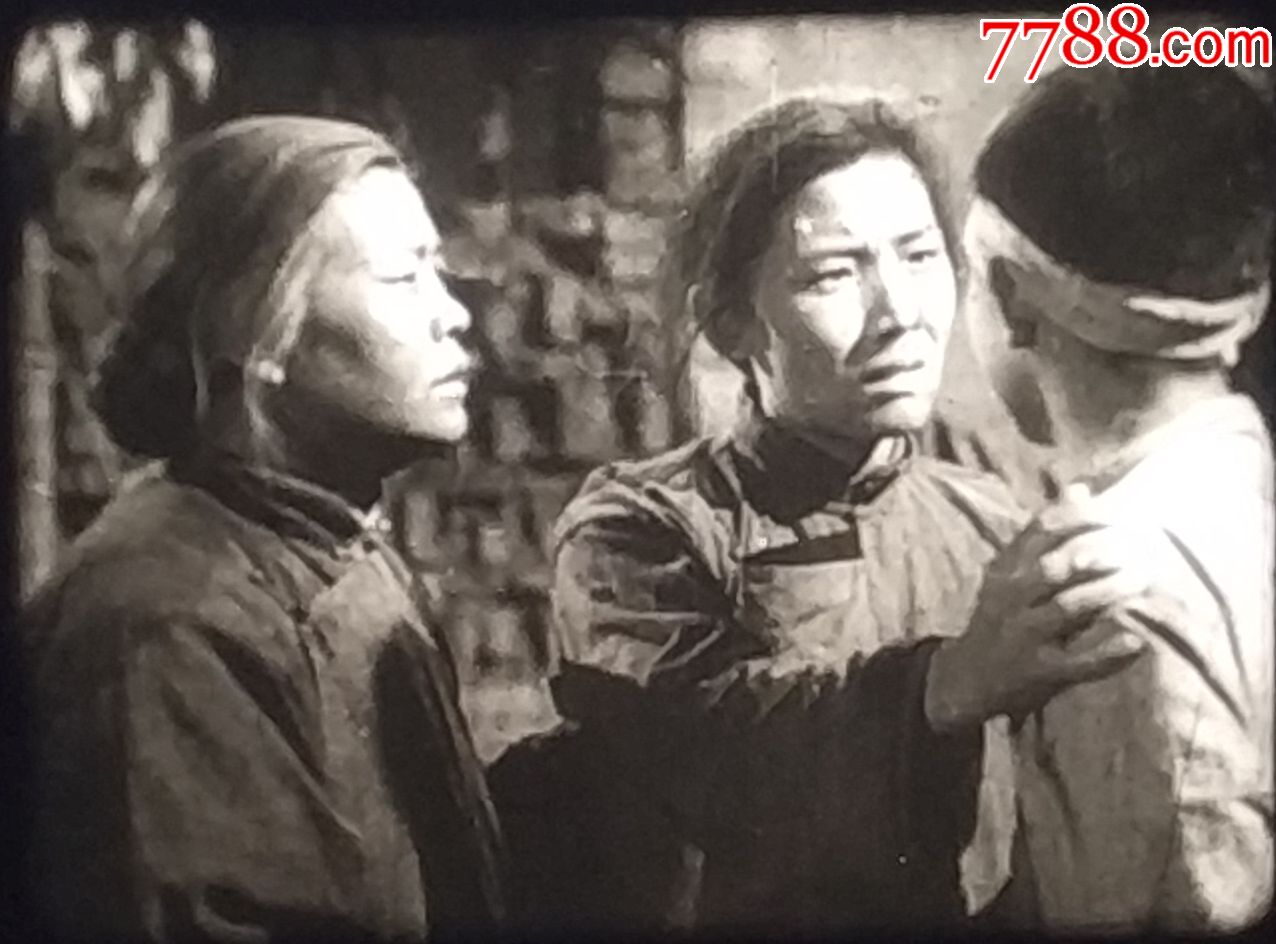 60年前的黑白老电影,16mm黑白电影拷贝【战斗里成长】