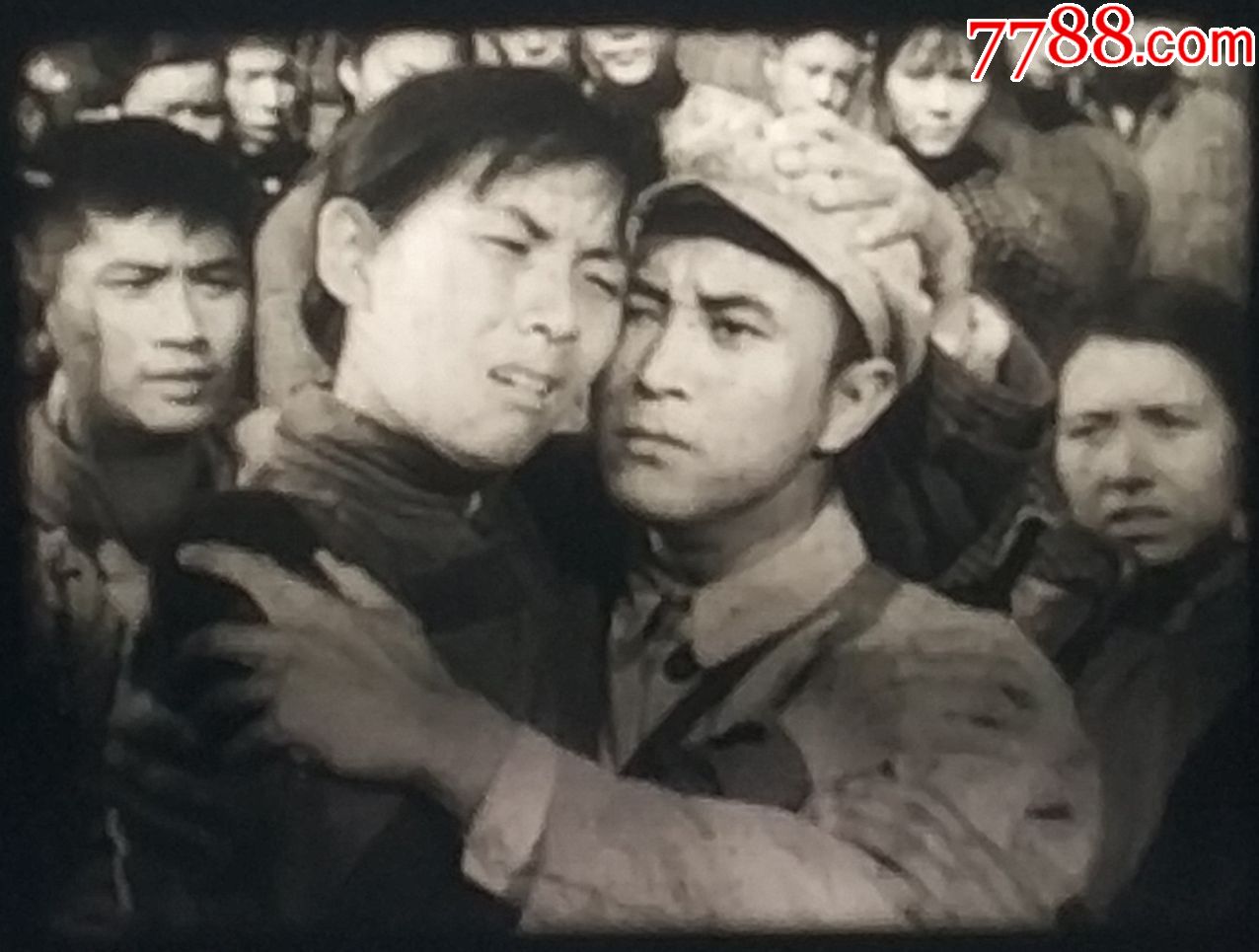 60年前的黑白老电影,16mm黑白电影拷贝【战斗里成长】