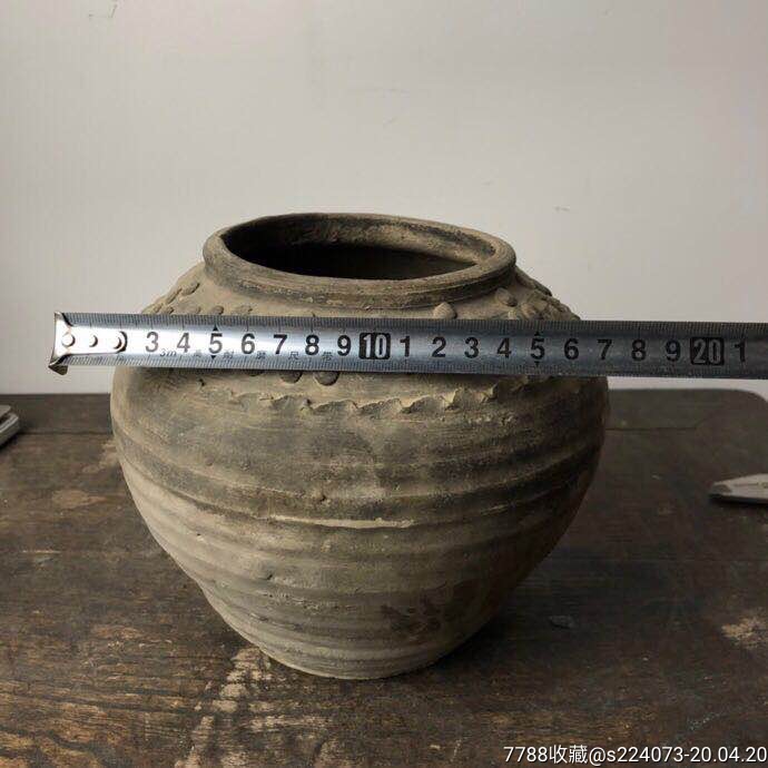 收到清代老陶罐一个,品相完整,包老包真!