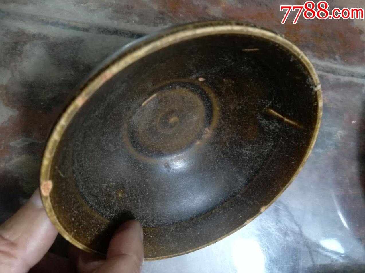 酱釉碗