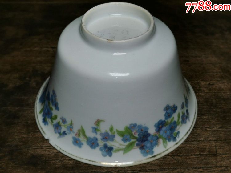 民国时期景德镇窑瓷器江西改良瓷底款贴花茶碗